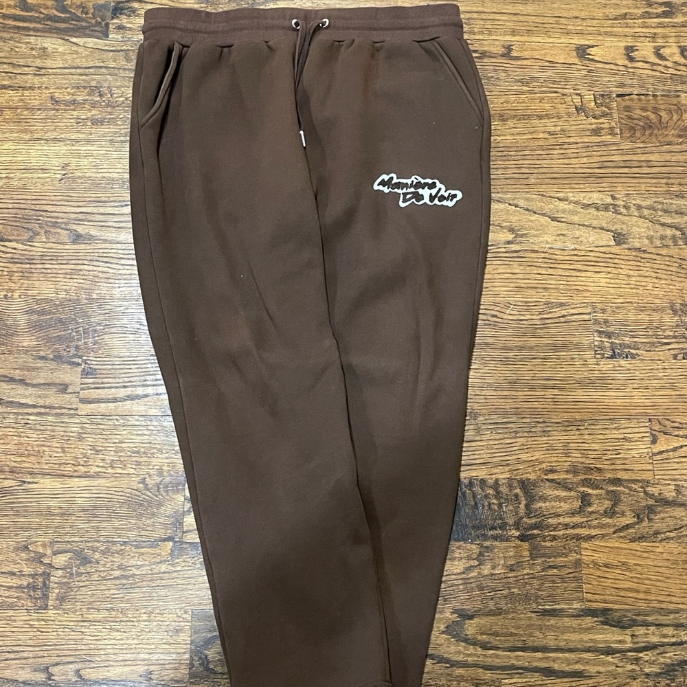 Maniere De Voir Chocolate Brown Men's Joggers